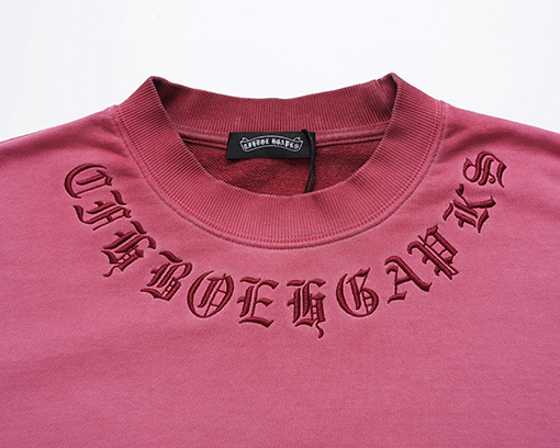 クロムハーツ 新しいヘビーデューティーアップリケ刺繍スウェットシャツ