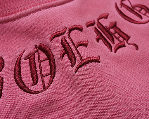 クロムハーツ 新しいヘビーデューティーアップリケ刺繍スウェットシャツ