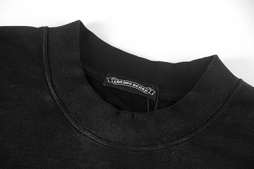 クロムハーツコピー 高品質のヘビーデューティーアップリケ刺繍入りテリースウェットシャツ