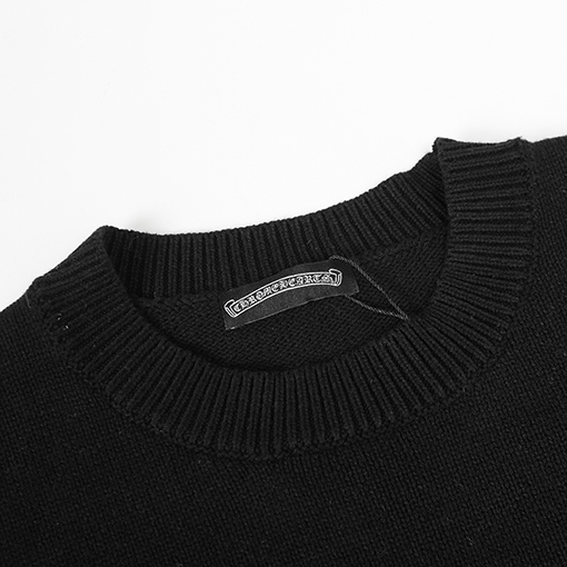 クロムハーツスーパーコピー 馬蹄形のダメージニットセーター