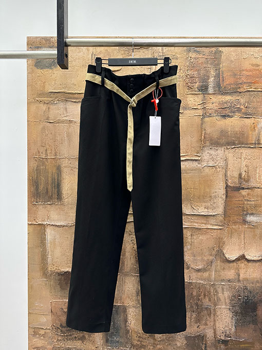 マルタンマルジェラ ベルト付きカジュアルパンツ