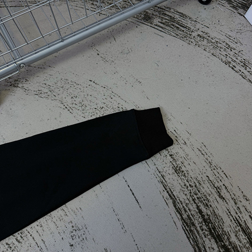 クロムハーツ 光沢のあるロゴパッチワーク刺繍のフード付きジャケット