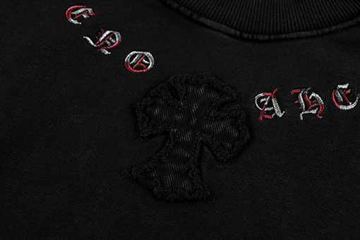 クロムハーツ 刺繍入りテリースウェットシャツ