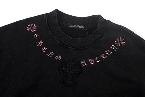 クロムハーツ 刺繍入りテリースウェットシャツ