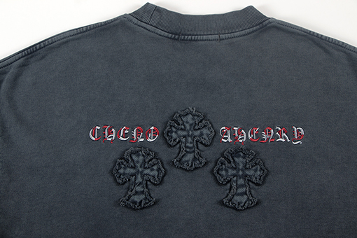 クロムハーツ 刺繍入りテリースウェットシャツ