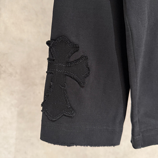 クロムハーツコピー 新作アップリケ刺繍ロングスリーブスウェットシャツ