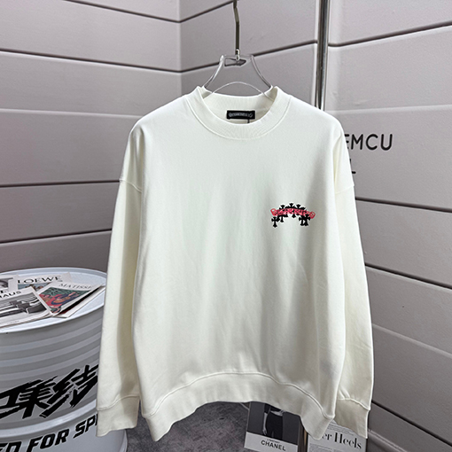 クロムハーツ 新しい馬蹄十字架サンスクリットスウェットシャツ