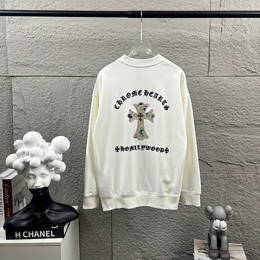 クロムハーツ 馬蹄十字サンスクリットスウェットシャツ