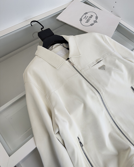 プラダコピー 新しい黒の輸入エコスエードカラージャケット