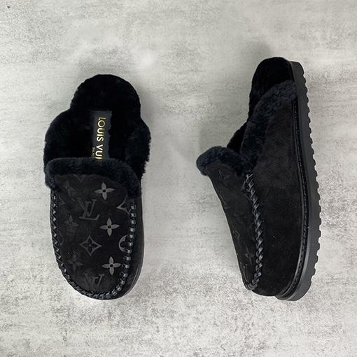 ルイヴィトン LV Aspen Line ウールプラットフォームアンクルブーツシリーズ