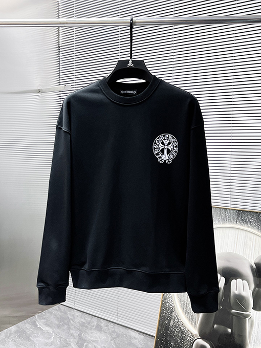 クロムハーツコピー 新しいクルーネック長袖スウェットシャツ