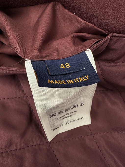 ルイヴィトン 刺繍パッチワークベースボールジャケット