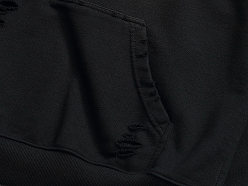 クロムハーツ ウォッシュデニム刺繍ロゴパーカー