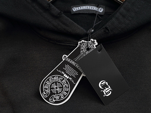 クロムハーツ ウォッシュデニム刺繍ロゴパーカー