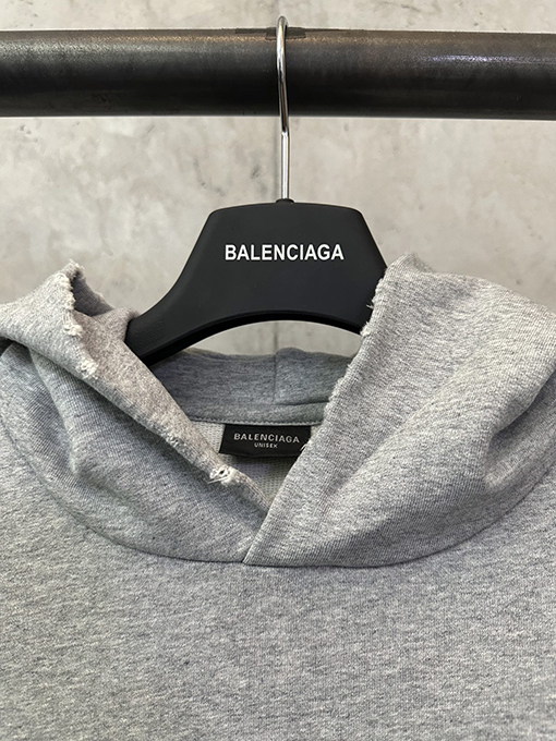 バレンシアガ Balenciaga 開梱マスキングテープフード付きスウェットシャツ
