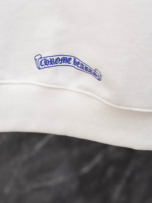 クロムハーツ クラシックなブループリントのフード付きジャケット