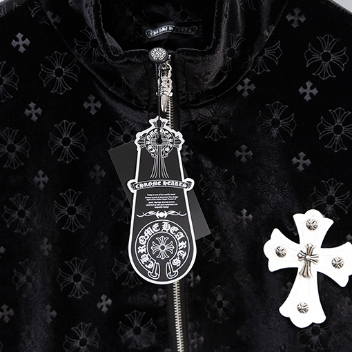 クロムハーツ 新しいメンズベルベットジャケット