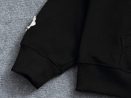 クロムハーツ クラシックなヘビーデューティーウォッシュデニム刺繍ロゴパーカー