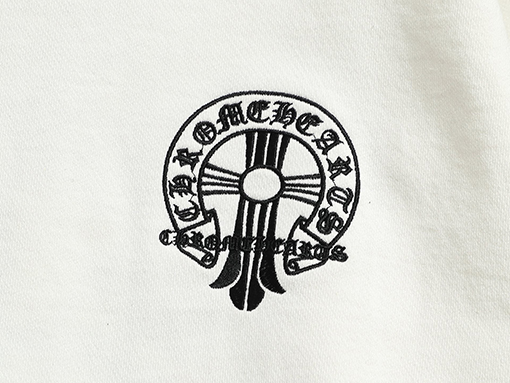 クロムハーツ クラシックなヘビーデューティーウォッシュデニム刺繍ロゴパーカー