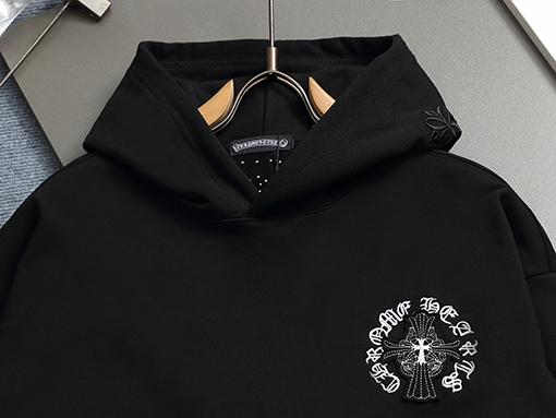 クロムハーツ ヘビーデューティーウォッシュデニム刺繍ロゴパーカー