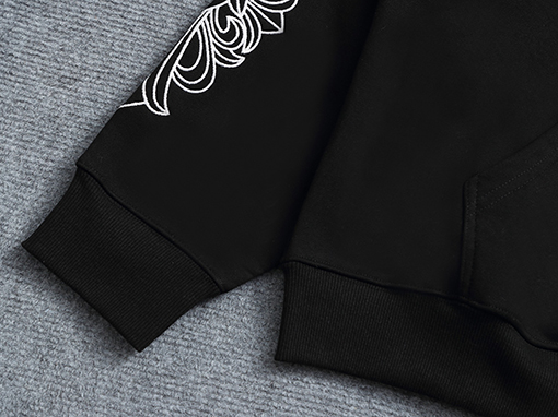 クロムハーツ ヘビーデューティーウォッシュデニム刺繍ロゴパーカー