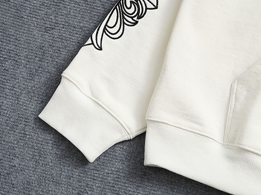 クロムハーツ ヘビーデューティーウォッシュデニム刺繍ロゴパーカー