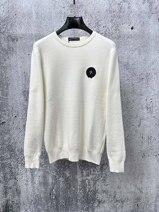 クロムハーツスーパーコピー 新しいニットフリース裏地ウールセーター