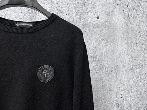 クロムハーツスーパーコピー 新しいニットフリース裏地ウールセーター