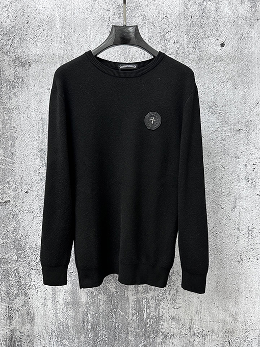 クロムハーツスーパーコピー 新しいニットフリース裏地ウールセーター
