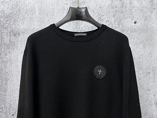 クロムハーツスーパーコピー 新しいニットフリース裏地ウールセーター