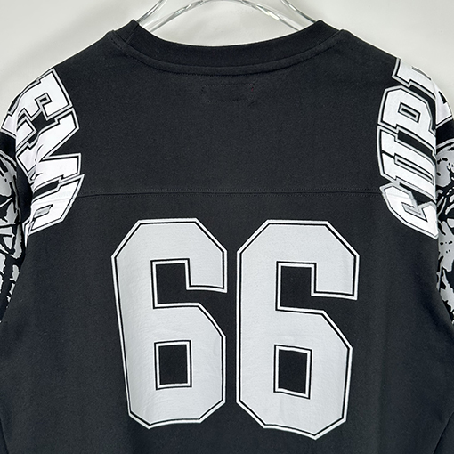 シュプリーム MASCOT FOOTBALL TOP タイガーヘッド番号66フットボール ロングスリーブ シャツ