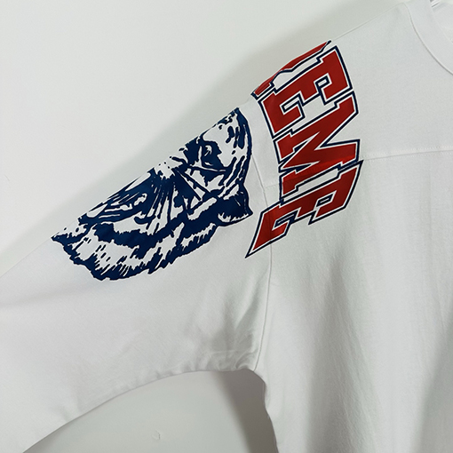 シュプリーム MASCOT FOOTBALL TOP タイガーヘッド番号66フットボール ロングスリーブ シャツ