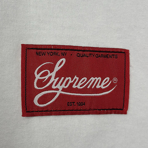 シュプリーム MASCOT FOOTBALL TOP タイガーヘッド番号66フットボール ロングスリーブ シャツ