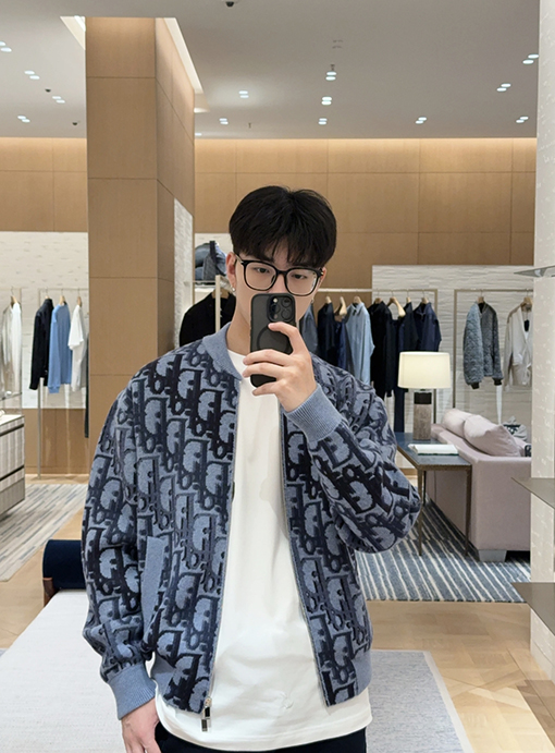 ディオール モノグラムウールカーディガン