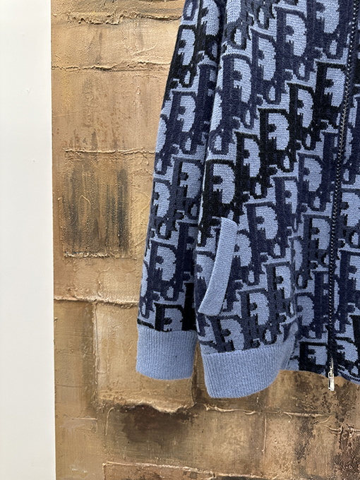 ディオール モノグラムウールカーディガン