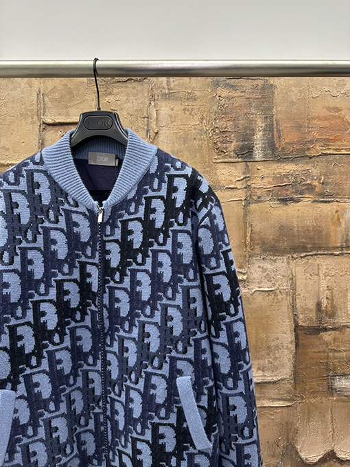 ディオール モノグラムウールカーディガン