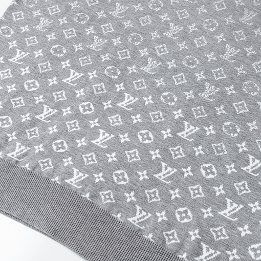 ルイヴィトン クルーネック ロゴ ジャカード セーター