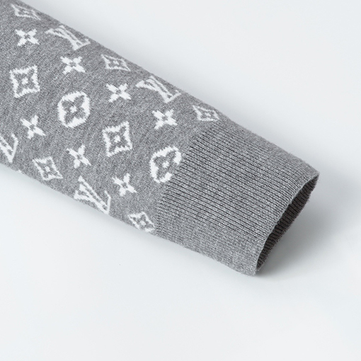 ルイヴィトン クルーネック ロゴ ジャカード セーター