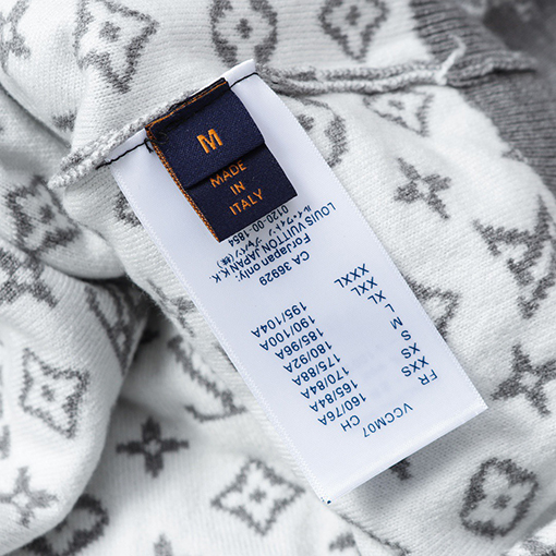 ルイヴィトン クルーネック ロゴ ジャカード セーター