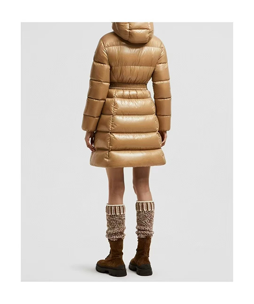 モンクレールコピー Bellevue レディースロングベルトダウンジャケット