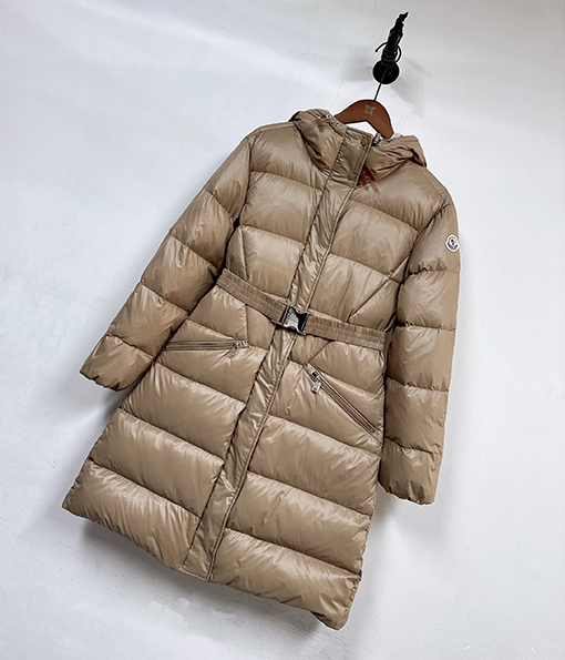 モンクレールコピー Bellevue レディースロングベルトダウンジャケット