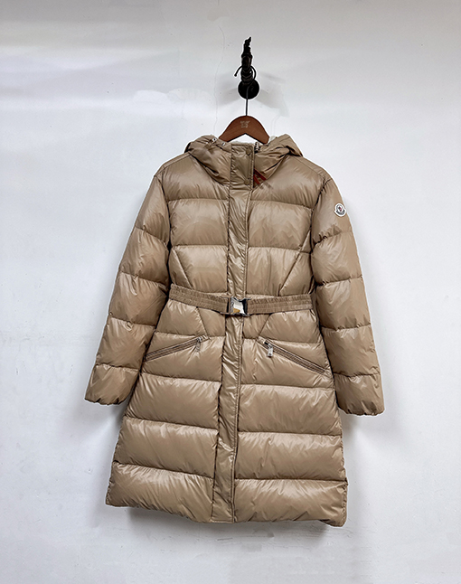 モンクレールコピー Bellevue レディースロングベルトダウンジャケット