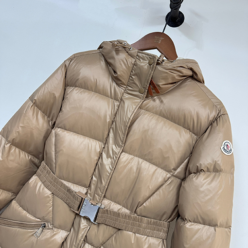 モンクレールコピー Bellevue レディースロングベルトダウンジャケット