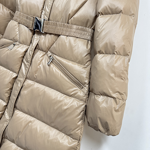 モンクレールコピー Bellevue レディースロングベルトダウンジャケット