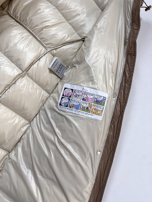 モンクレールコピー Bellevue レディースロングベルトダウンジャケット