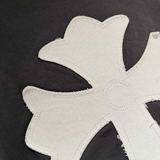 クロムハーツ 新作アップリケ刺繍ロングスリーブスウェットシャツ