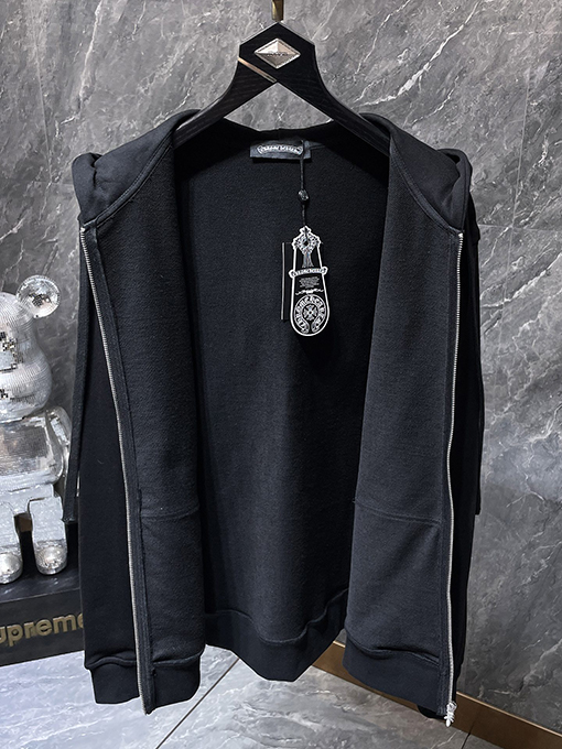 クロムハーツスーパーコピー 馬蹄形のサンスクリット文字パーカー