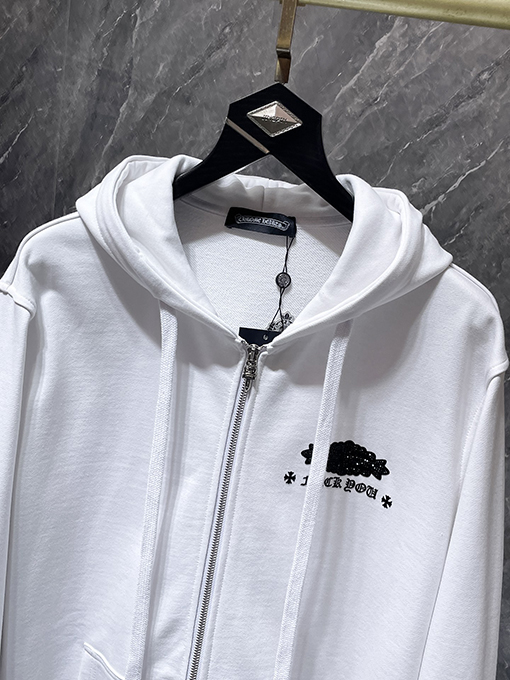 クロムハーツスーパーコピー 馬蹄形のサンスクリット文字パーカー