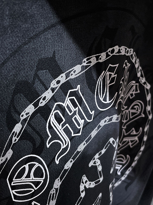 クロムハーツ サンスクリットクロスフォームツイルスウェットシャツ