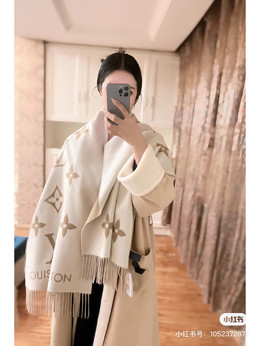 ルイヴィトンコピー 限定両面カシミアスカーフ